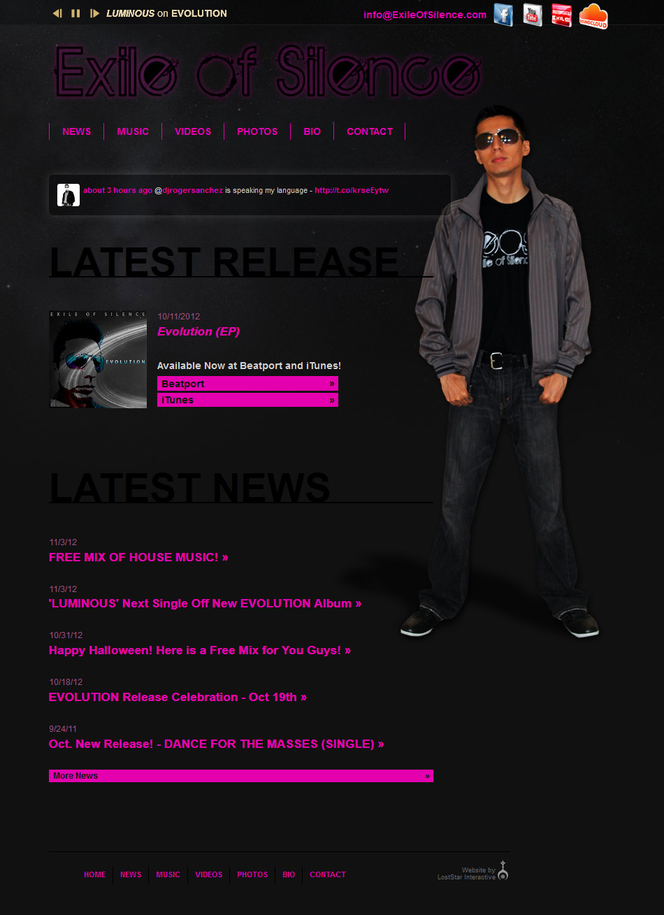 Exile of Silence Website